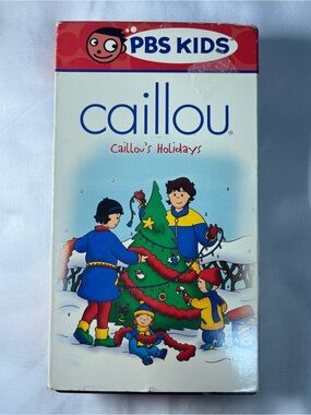 Vintage Caillou’s Holidays VHS 2002 PBS Kids Family Children’s Cartoon